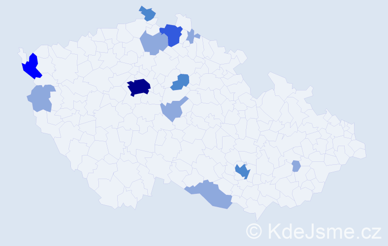 Příjmení: '"Do Minh"', počet výskytů 24 v celé ČR