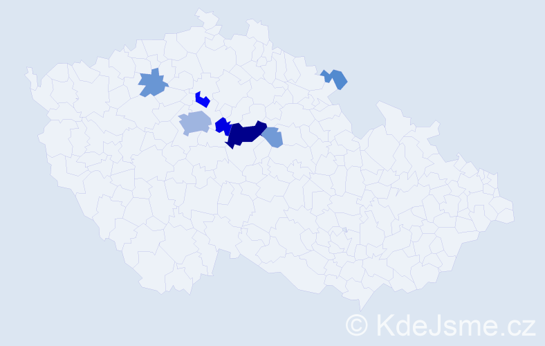 Příjmení: 'Batyi', počet výskytů 32 v celé ČR