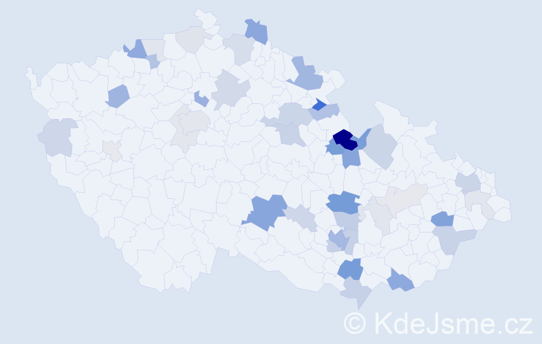 Příjmení: 'Buryšková', počet výskytů 114 v celé ČR