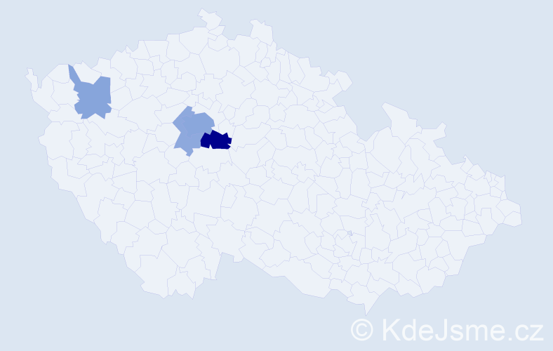 Příjmení: 'Aneltová', počet výskytů 13 v celé ČR