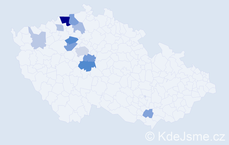 Příjmení: 'Rittig', počet výskytů 32 v celé ČR