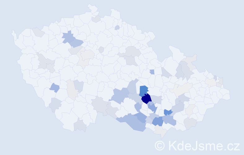 Příjmení: 'Knoflíčková', počet výskytů 239 v celé ČR