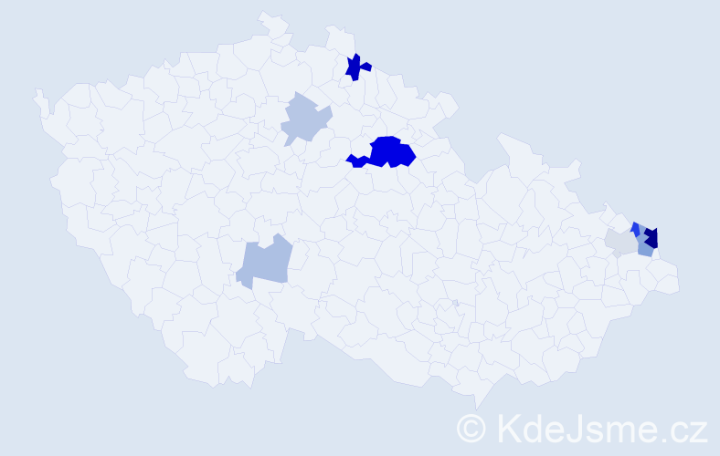 Příjmení: 'Borysová', počet výskytů 26 v celé ČR