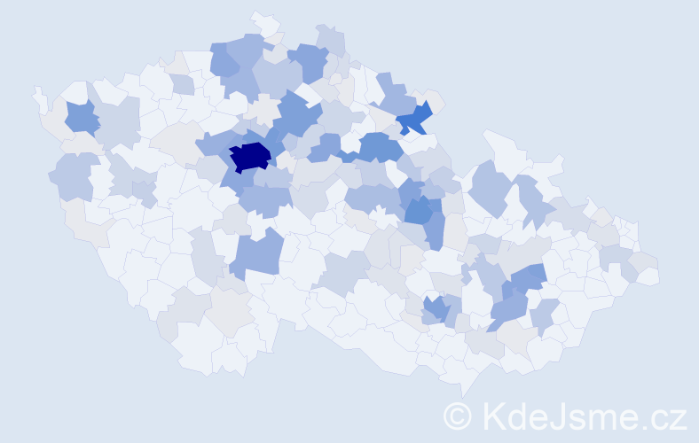 Příjmení: 'Simon', počet výskytů 595 v celé ČR