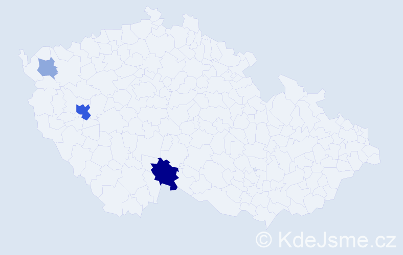 Příjmení: 'Garhofer', počet výskytů 9 v celé ČR