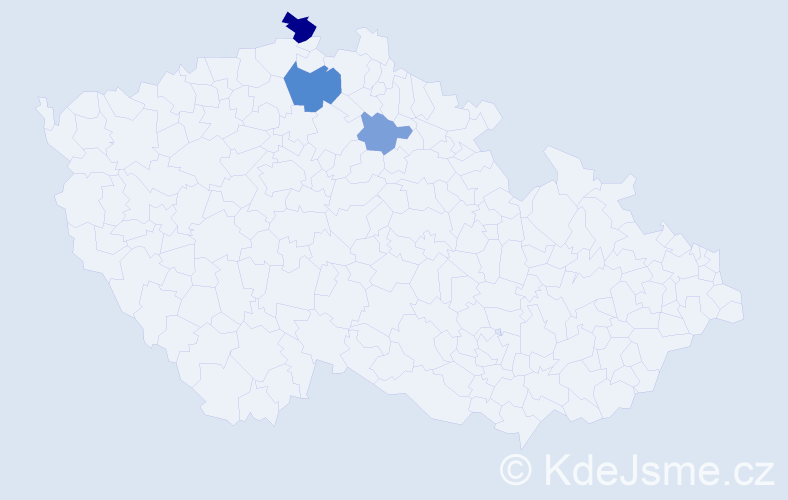Příjmení: 'Gyečuk', počet výskytů 12 v celé ČR