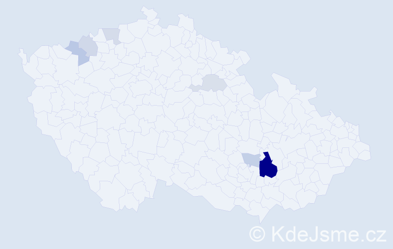 Příjmení: 'Moskovská', počet výskytů 15 v celé ČR