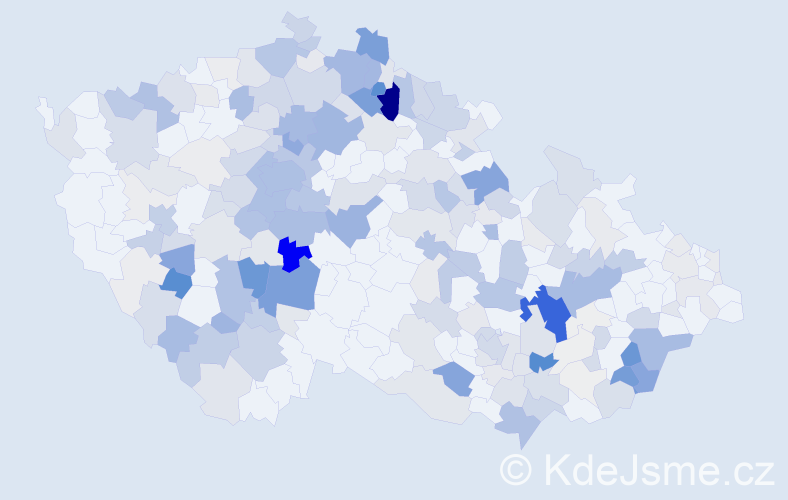 Příjmení: 'Buriánková', počet výskytů 968 v celé ČR