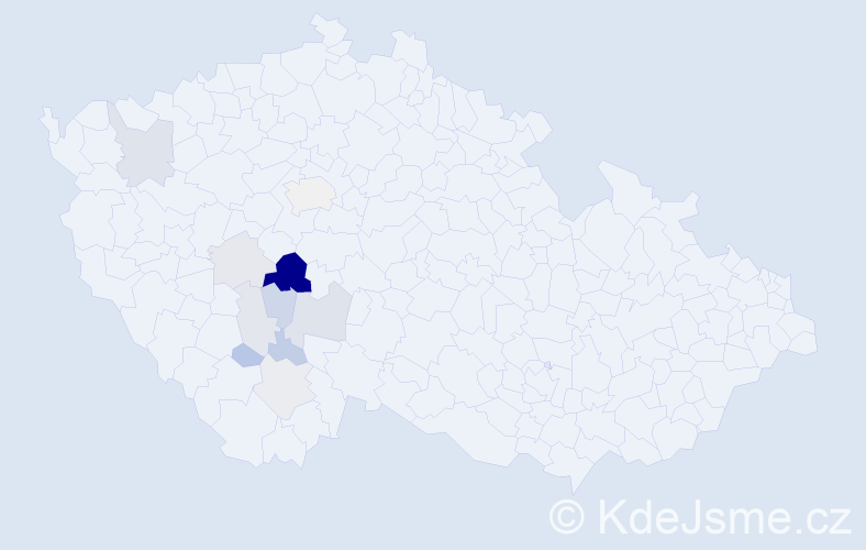 Příjmení: 'Pecholt', počet výskytů 28 v celé ČR