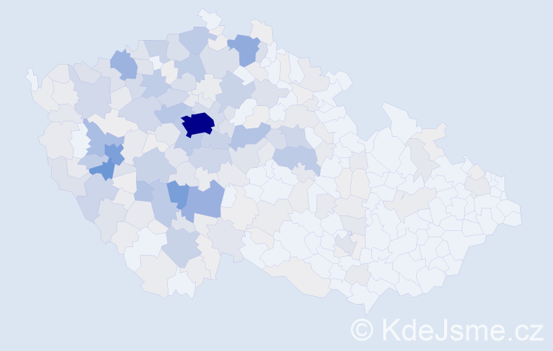 Příjmení: 'Fořt', počet výskytů 1071 v celé ČR