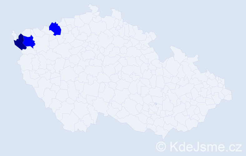 Příjmení: 'Mühleová', počet výskytů 4 v celé ČR