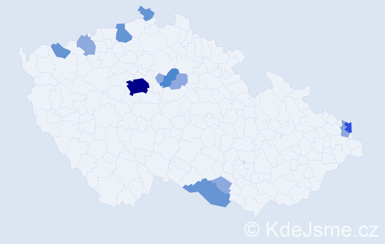 Příjmení: 'Osifová', počet výskytů 36 v celé ČR