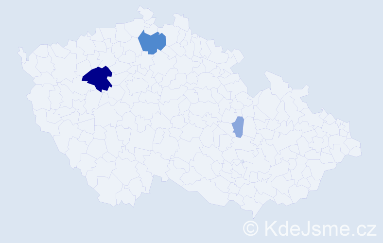 Příjmení: 'Kukyová', počet výskytů 14 v celé ČR