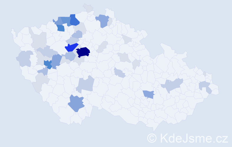 Příjmení: 'Lipert', počet výskytů 139 v celé ČR