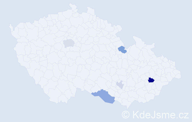Příjmení: 'Steffel', počet výskytů 11 v celé ČR
