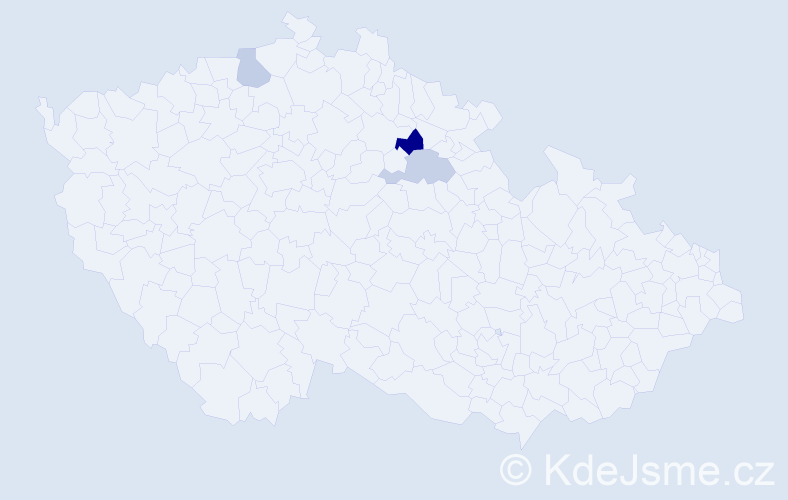 Příjmení: 'Saini', počet výskytů 4 v celé ČR