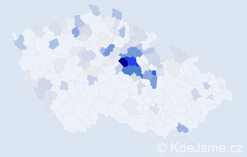 Příjmení: 'Pleskot', počet výskytů 331 v celé ČR