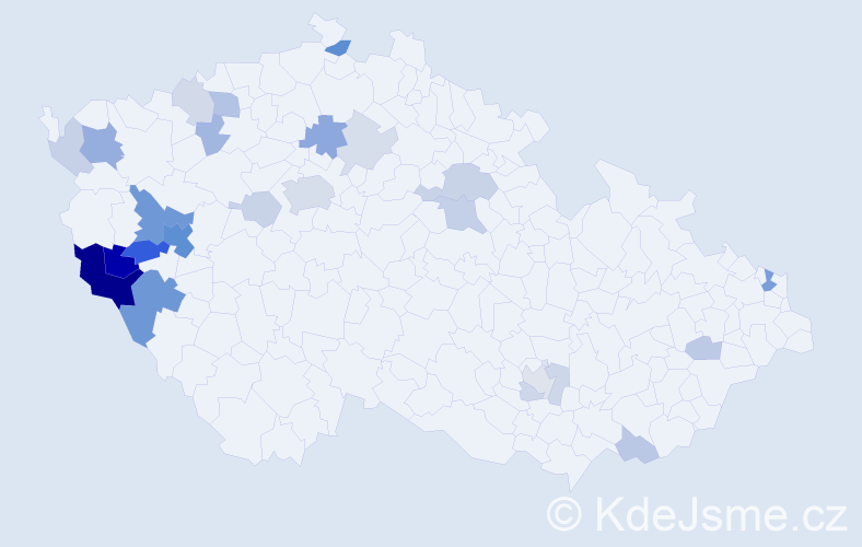 Příjmení: 'Heidler', počet výskytů 69 v celé ČR