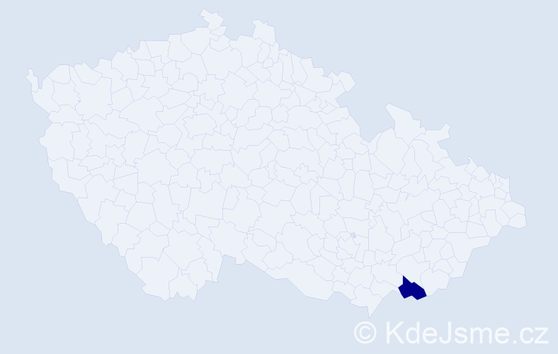 Příjmení: 'Lysoňek', počet výskytů 1 v celé ČR