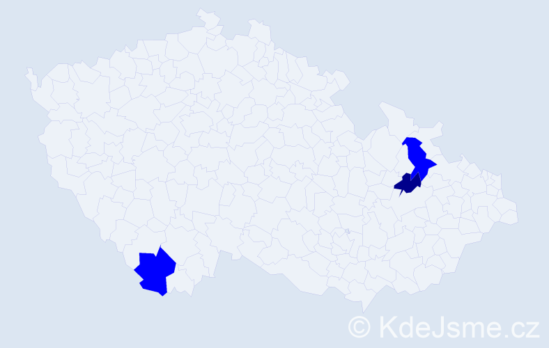 Příjmení: 'Panyko', počet výskytů 14 v celé ČR