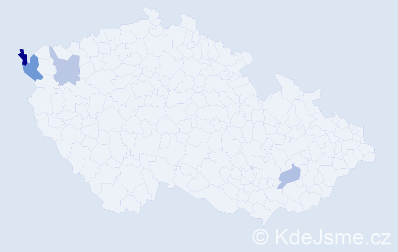 Příjmení: 'Slamenko', počet výskytů 6 v celé ČR