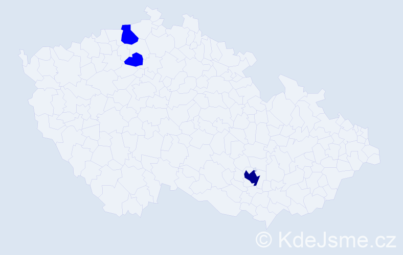 Příjmení: 'Panschabová', počet výskytů 7 v celé ČR