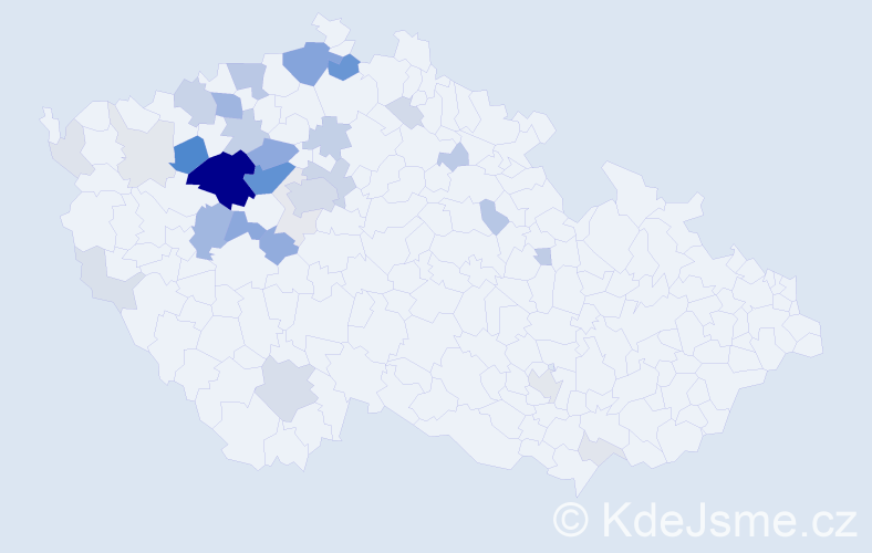 Příjmení: 'Lincová', počet výskytů 133 v celé ČR