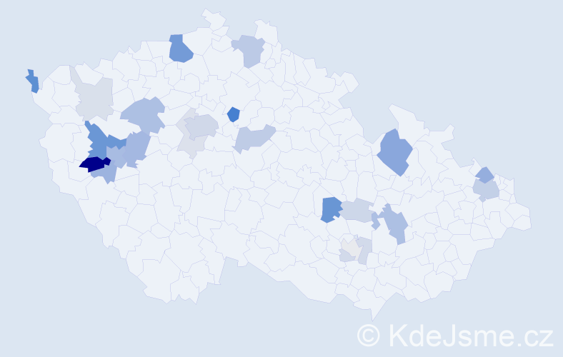 Příjmení: 'Greif', počet výskytů 72 v celé ČR