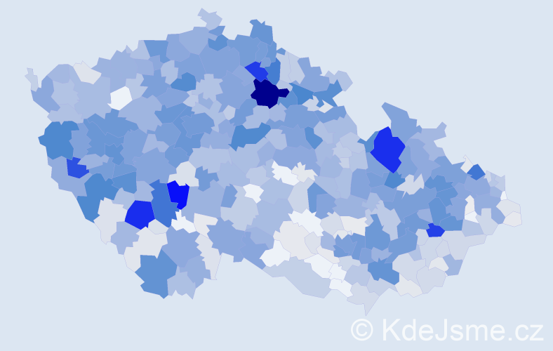Příjmení: 'Kozáková', počet výskytů 3746 v celé ČR