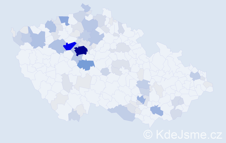 Příjmení: 'Burger', počet výskytů 295 v celé ČR