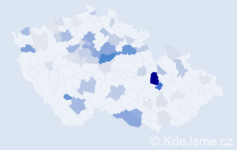 Příjmení: 'Holler', počet výskytů 182 v celé ČR