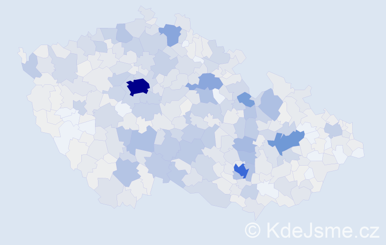 Příjmení: 'Stejskal', počet výskytů 4636 v celé ČR