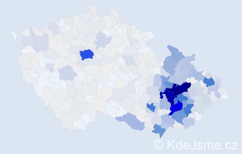 Příjmení: 'Zapletal', počet výskytů 3578 v celé ČR
