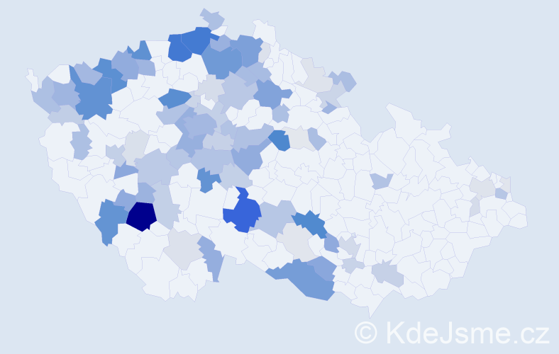 Příjmení: 'Plechatá', počet výskytů 323 v celé ČR