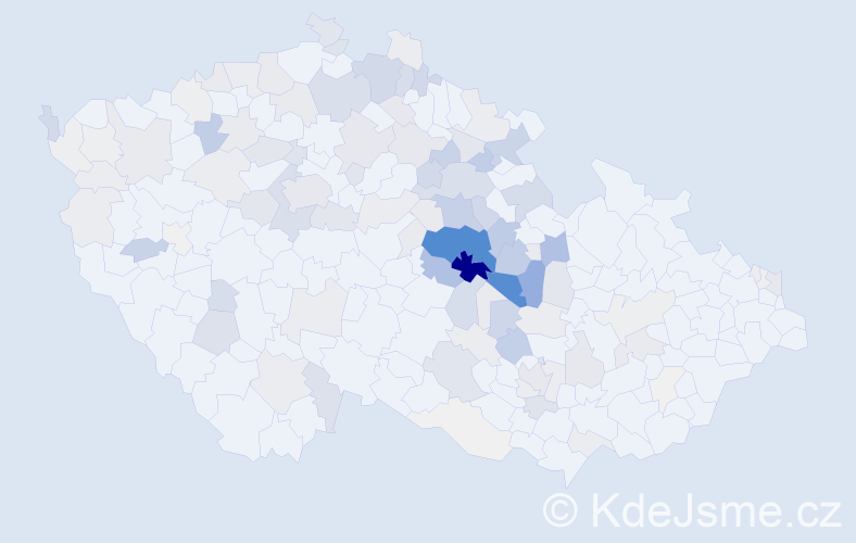 Příjmení: 'Sodomka', počet výskytů 544 v celé ČR