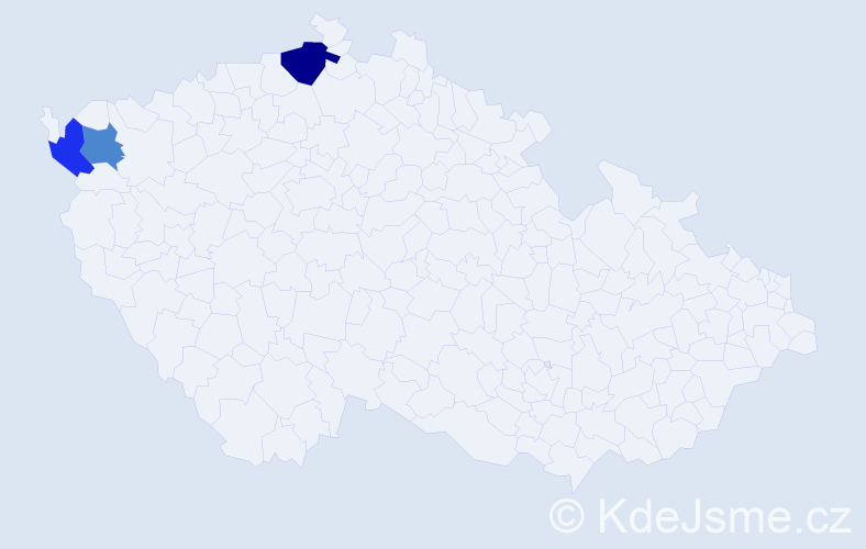 Příjmení: 'Kaššay', počet výskytů 4 v celé ČR
