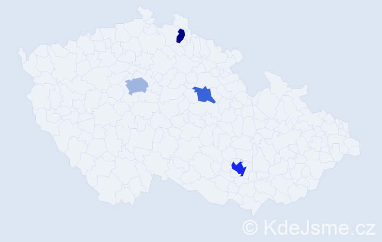 Příjmení: 'Karpynets', počet výskytů 7 v celé ČR
