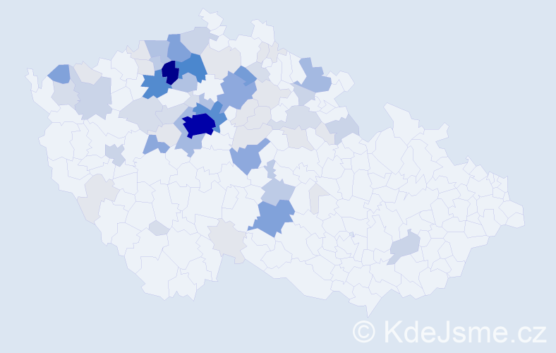 Příjmení: 'Laube', počet výskytů 277 v celé ČR