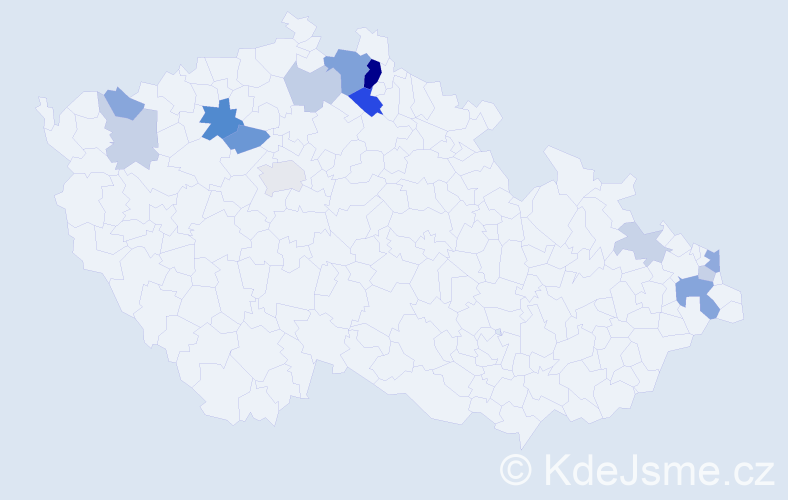 Příjmení: 'Kurilla', počet výskytů 32 v celé ČR