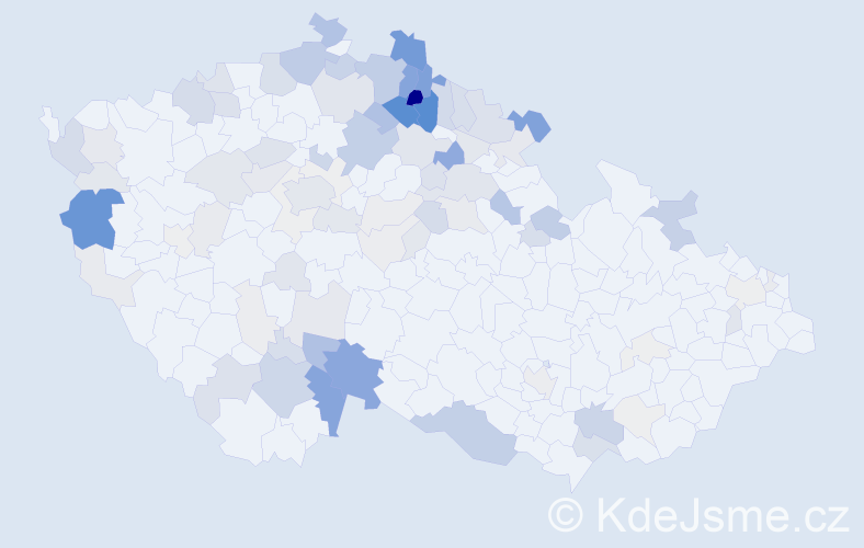 Příjmení: 'Salabová', počet výskytů 349 v celé ČR