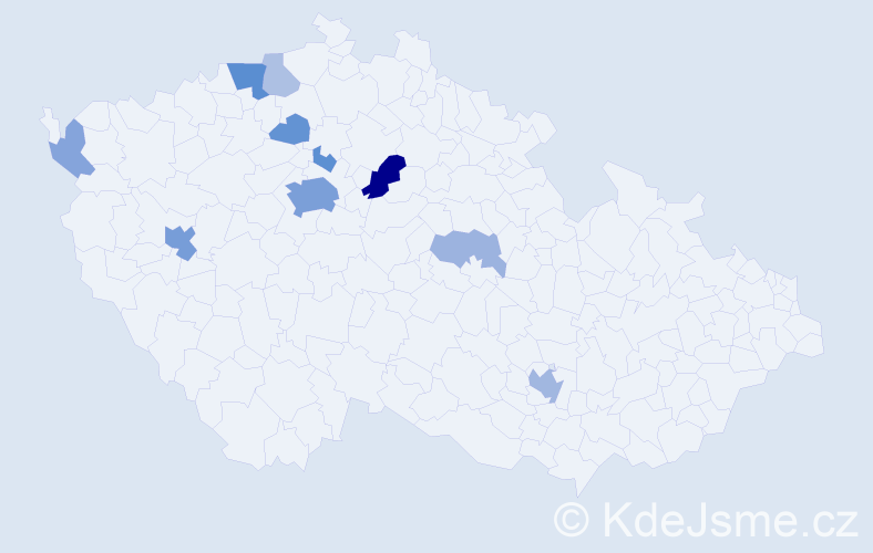 Příjmení: 'Golovko', počet výskytů 32 v celé ČR
