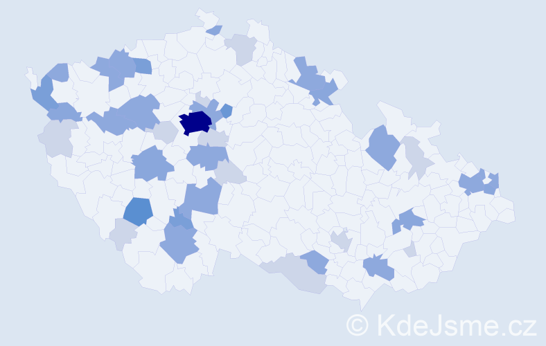Příjmení: 'Remišová', počet výskytů 98 v celé ČR