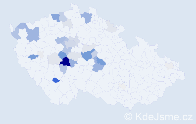 Příjmení: 'Hulínská', počet výskytů 109 v celé ČR