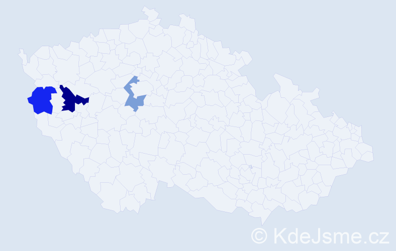 Příjmení: 'Matejbus', počet výskytů 4 v celé ČR