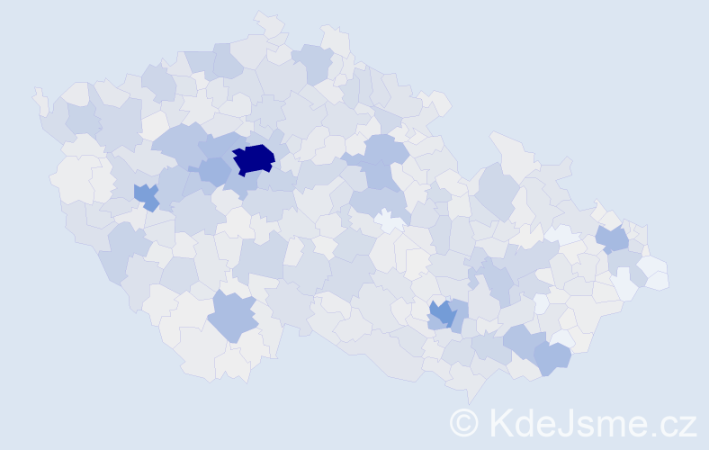 Příjmení: 'Šmíd', počet výskytů 4697 v celé ČR