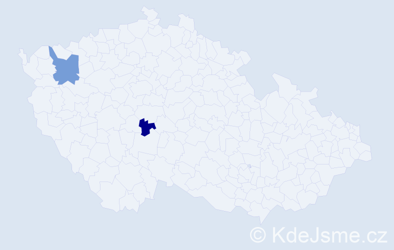 Příjmení: 'Ruľák', počet výskytů 3 v celé ČR
