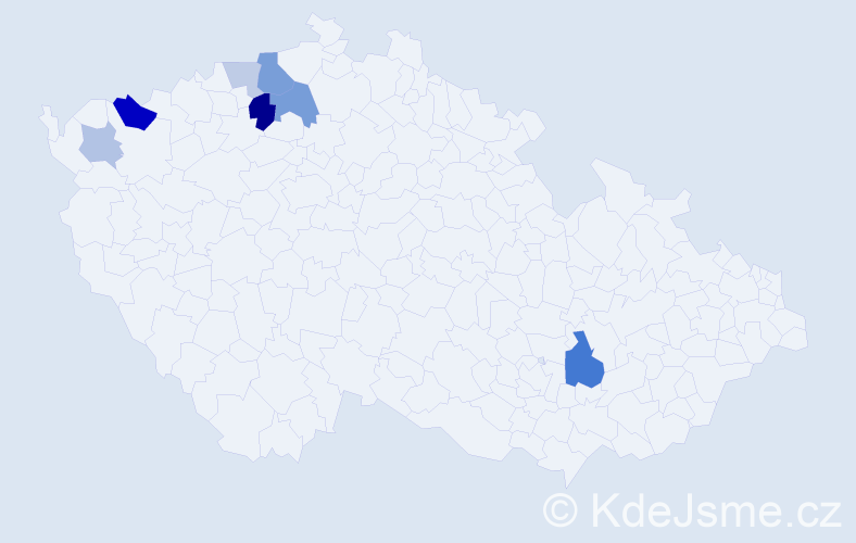 Příjmení: 'Brizgalová', počet výskytů 16 v celé ČR
