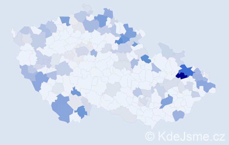 Příjmení: 'Baier', počet výskytů 363 v celé ČR