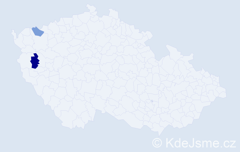 Příjmení: 'Mattusch', počet výskytů 3 v celé ČR