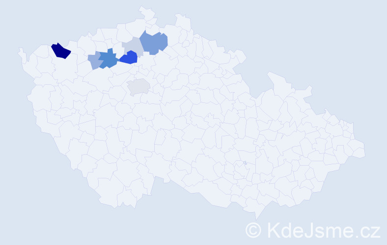 Příjmení: 'Ikráthová', počet výskytů 24 v celé ČR
